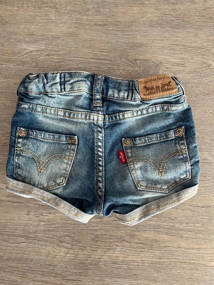 Short en jean fille Levi’s 3 ans - photo numéro 2