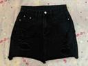 Jupe en jeans noir taille M