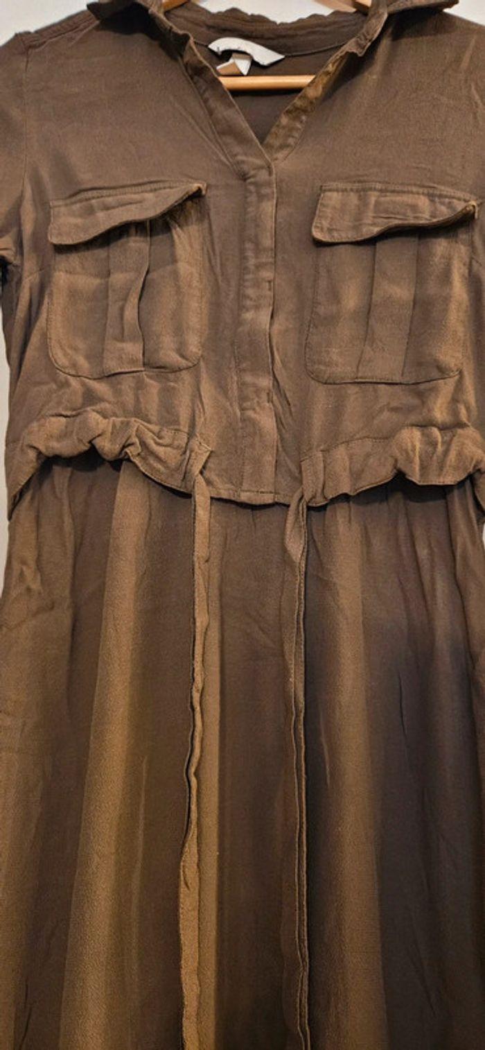 Robe chemise de grossesse/maternité et d'allaitement, taille S/36 - photo numéro 2