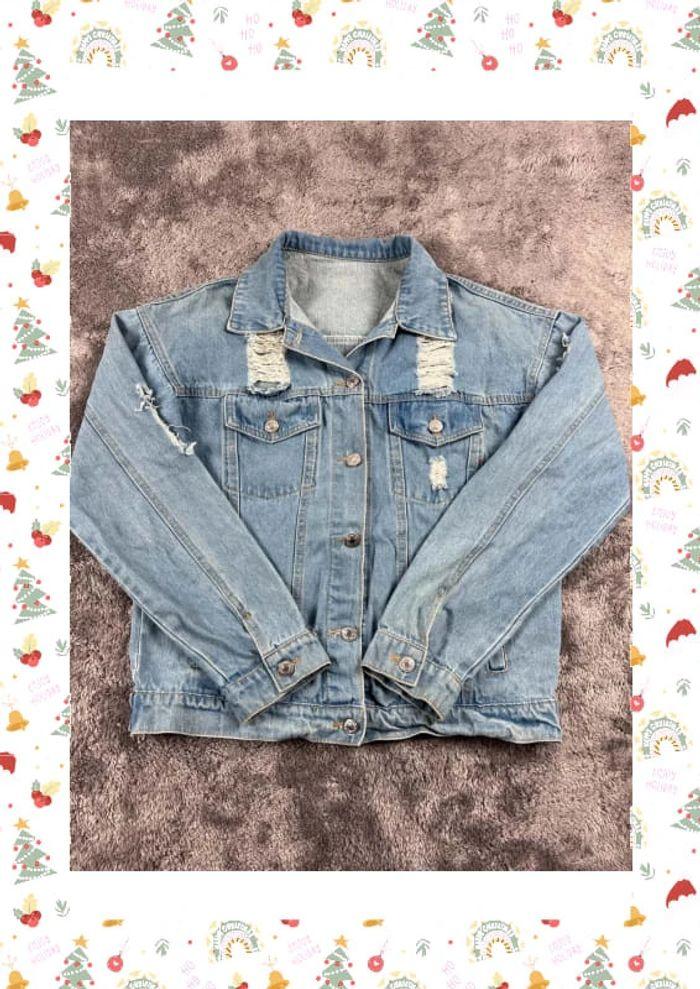 👕 Veste en Jeans vintage y2k Bleu Taille M 👕 - photo numéro 1