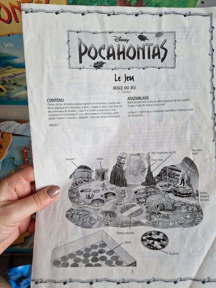 Jeu société vintage disney pocahontas - photo numéro 8