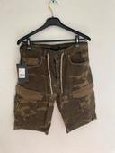 Short millitaire homme neuf