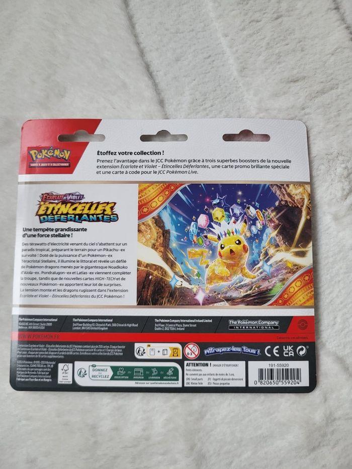 Tripack Pokémon Étincelles Déferlantes EV8 - photo numéro 2