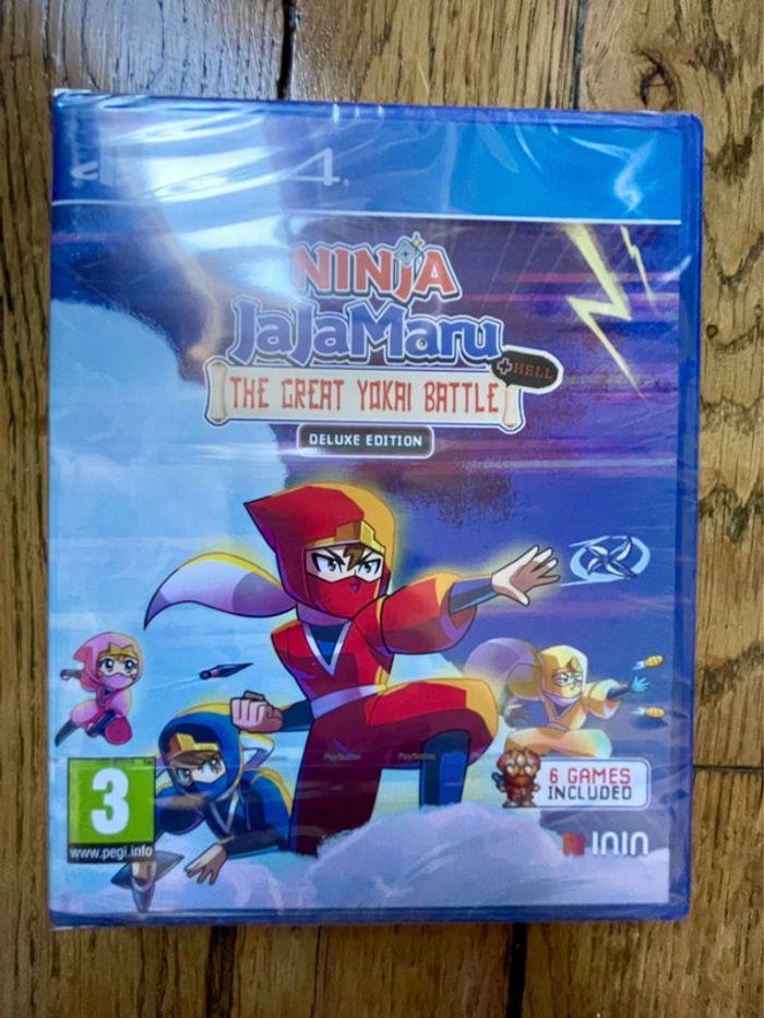 Ninja JajaMaru : The Great Yokai Battle & Hell Deluxe Edition Jeu Playstation 4 jouable PS4 / PS5 - photo numéro 1