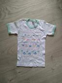 T-shirt T3A - blanc et menthe