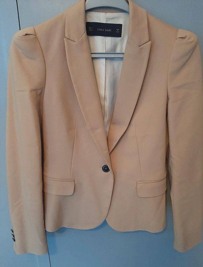 tailleurs pieces separee Zara Basic beige taille S - photo numéro 3