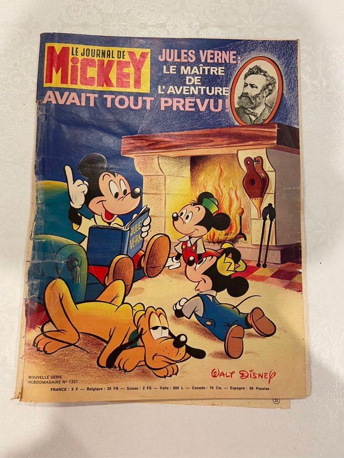 Livre BD ancien le journal de Mickey 1337 - photo numéro 1