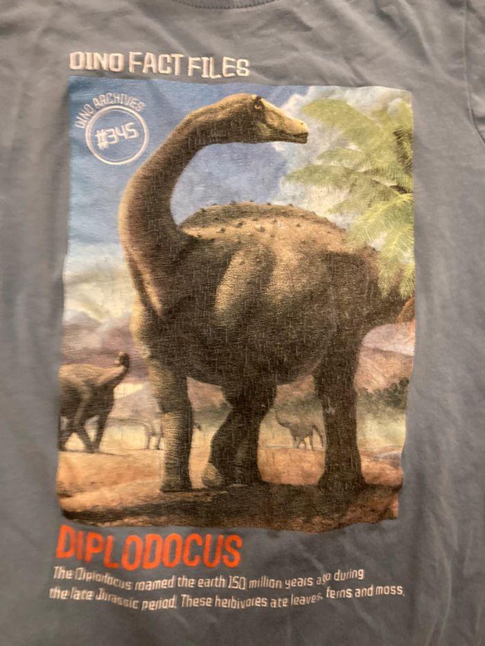 Lot 5 t-shirt 6 ans thème dinosaure - photo numéro 3