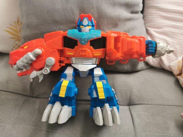 Jeu robot transformers Playskool Optimus dragon sonore - photo numéro 1