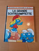 Livre La grande Schtroumpfette en TBE 
Éditions Le Lombard