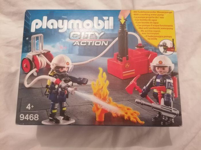 Playmobil pompier boîte neuve jamais ouverte - photo numéro 1