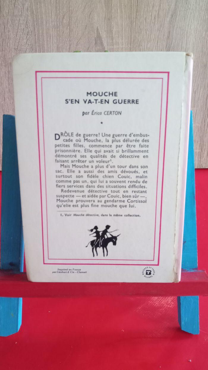 Mouche s'en va-t'en guerre, n° 44, 1964, bibliothèque rose - photo numéro 2