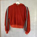 Sweat-shirt avec capuche marron orange rouille taille 12 - 13 ans