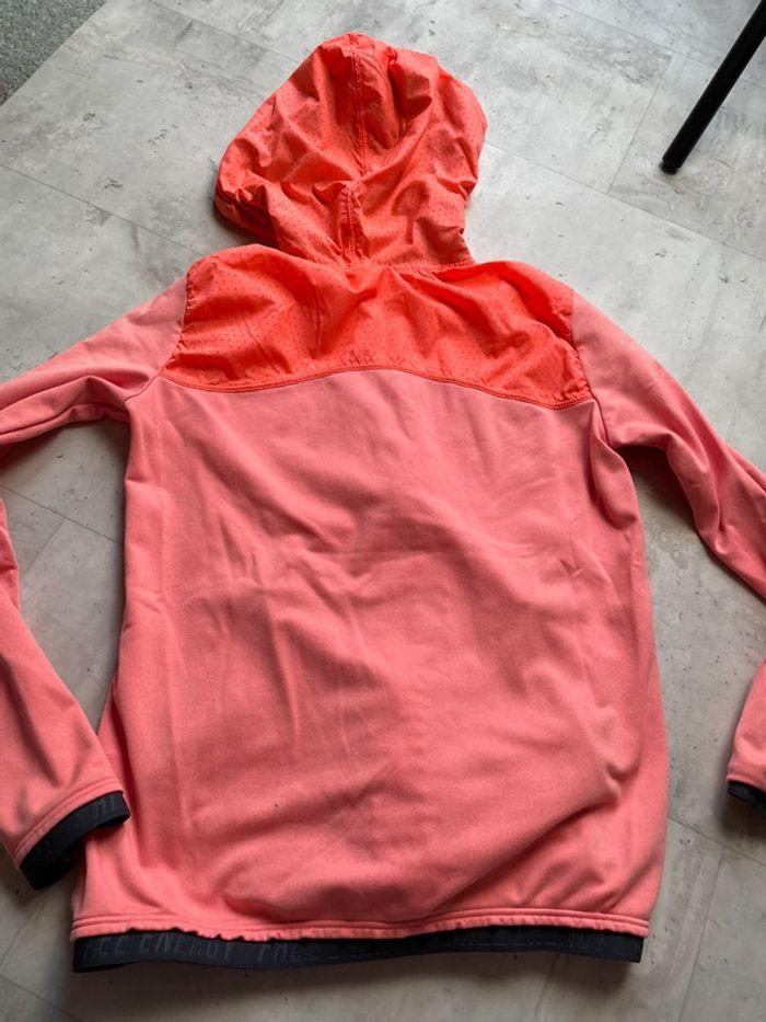 Veste Domyos corail à capuche - photo numéro 3