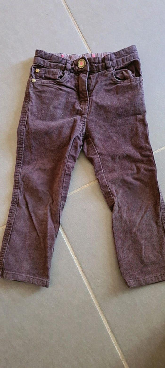 Pantalon en velours Sergent Major 2 ans - photo numéro 1