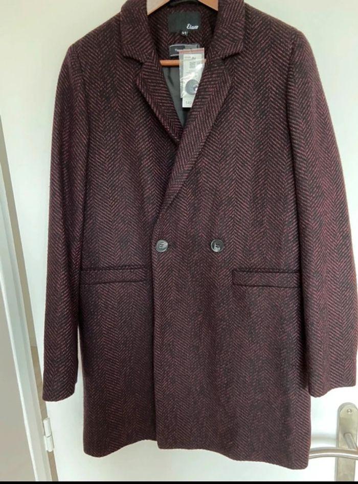 Manteau neuf laine tissu italien - photo numéro 1