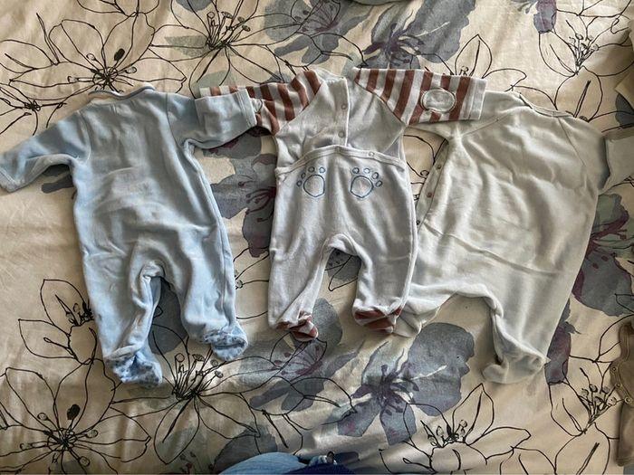 Lot de 3 pyjamas naissance - photo numéro 2