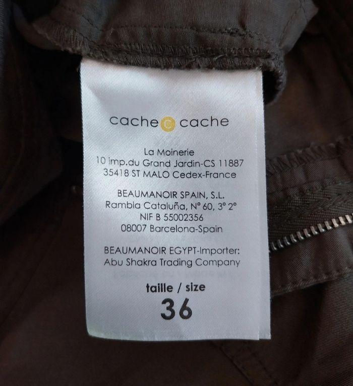 Jupe kaki cache cache T36 - photo numéro 3