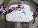 Table Minnie avec 2 chaises