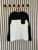 Pull blanc et noir