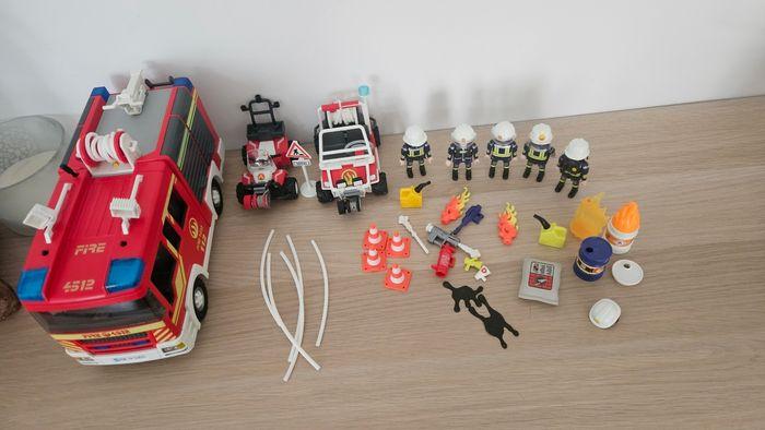 Lot playmobil pompiers - photo numéro 1