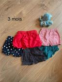 Shorts 3 mois