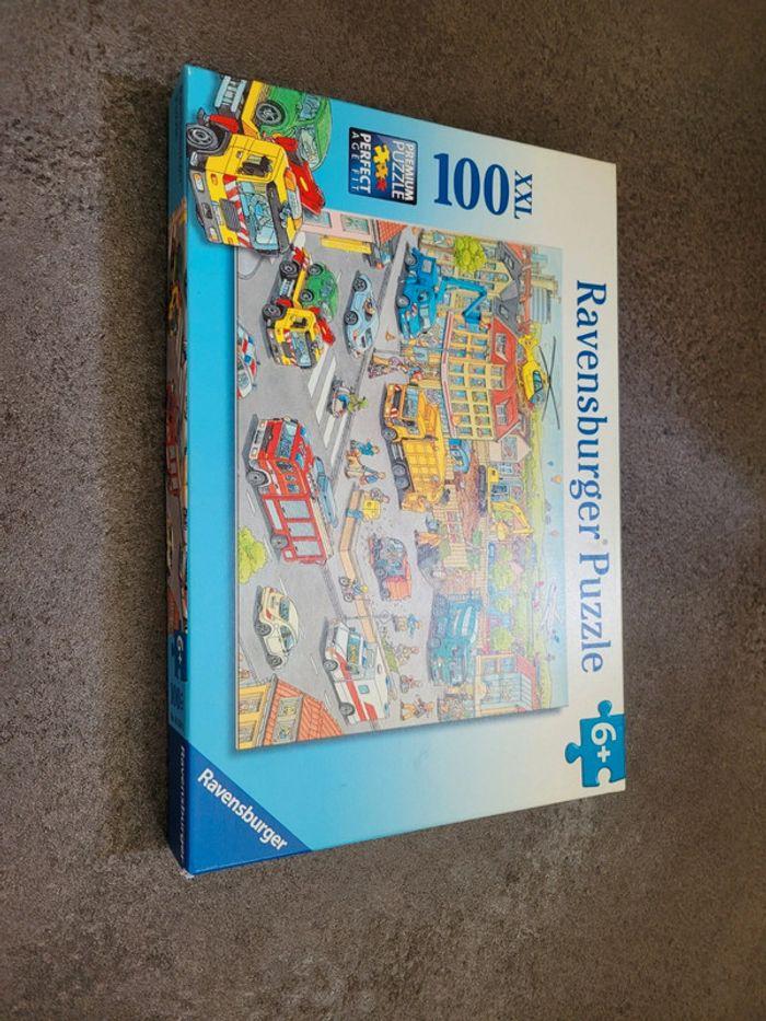 Ravensburger  - Puzzle - Les Véhicules de La Ville - 100 Pièces - photo numéro 4