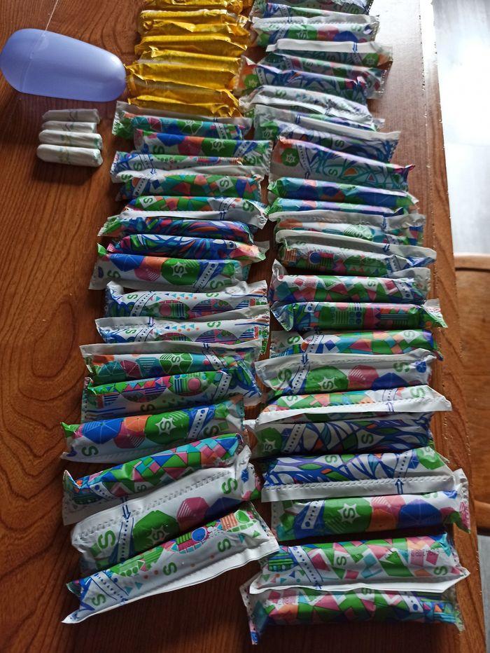 Lot de 68 tampax + boîte de rangement - photo numéro 2