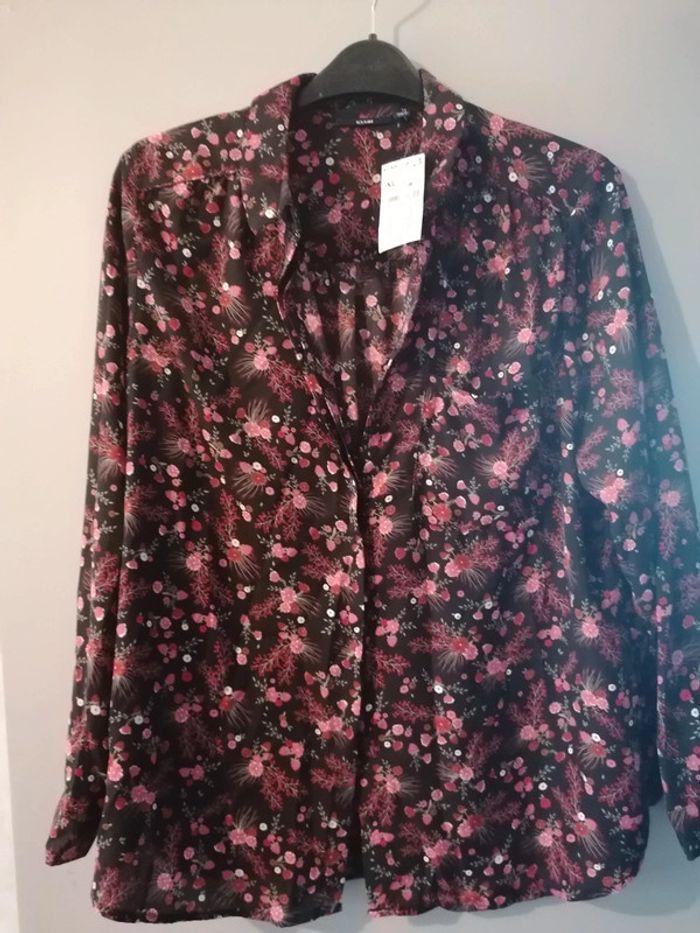 Chemise à fleurs XL kiabi - photo numéro 1