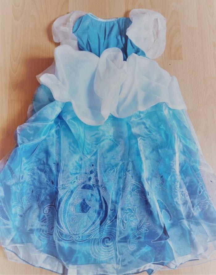 Déguisement robe princesse bleu et blanche 5-6ans - photo numéro 3