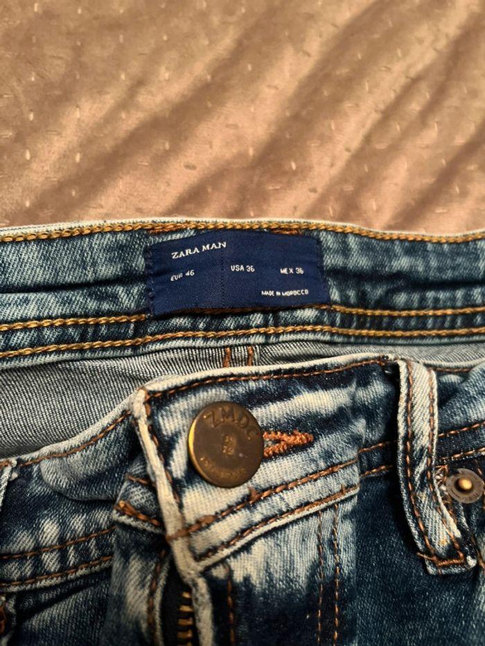 Jean à trous homme Zara taille 46 - photo numéro 4