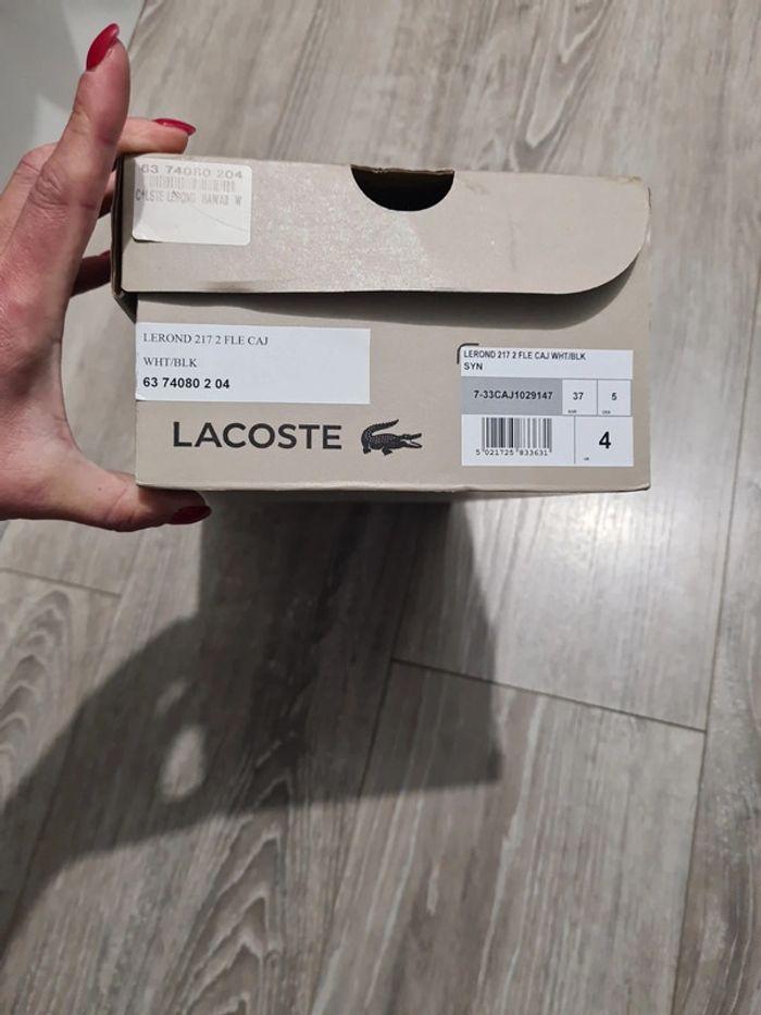 Basket femme Lacoste t 37.5 - photo numéro 10