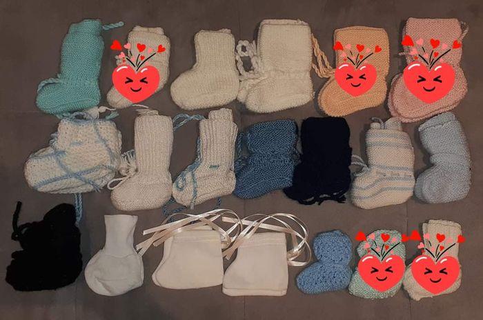 Lot de 15 paires de chaussons