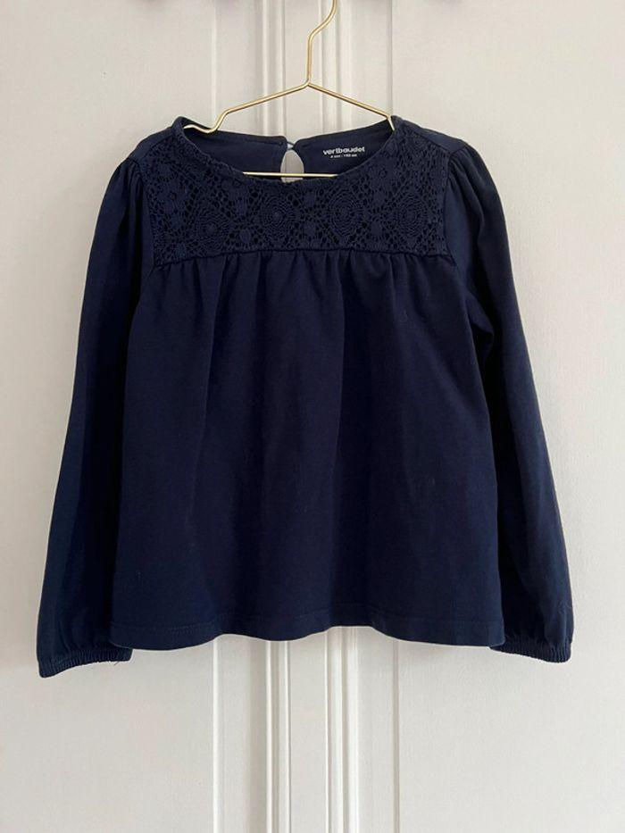 Blouse marine Verbaudet 4 ans - photo numéro 1