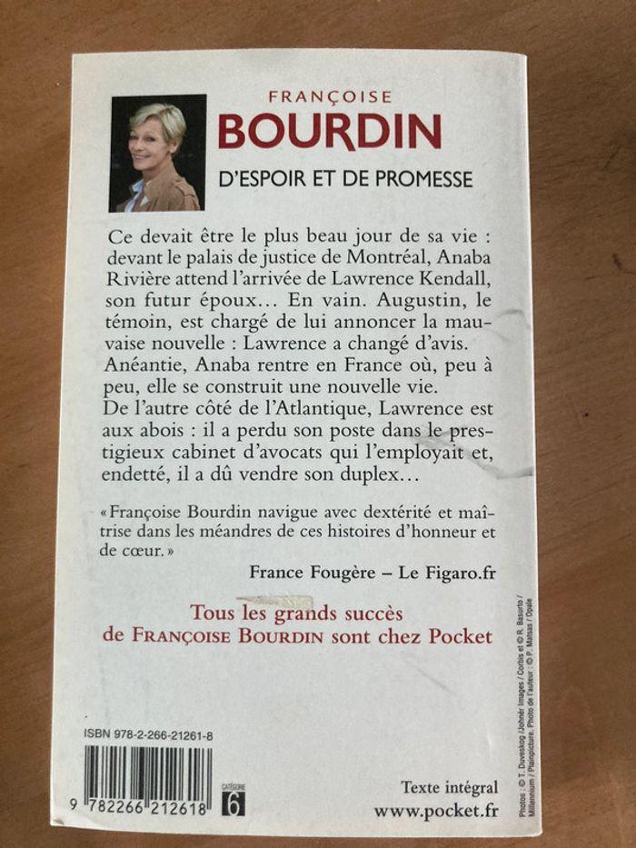 Livre de poche Françoise Bourdin - photo numéro 2