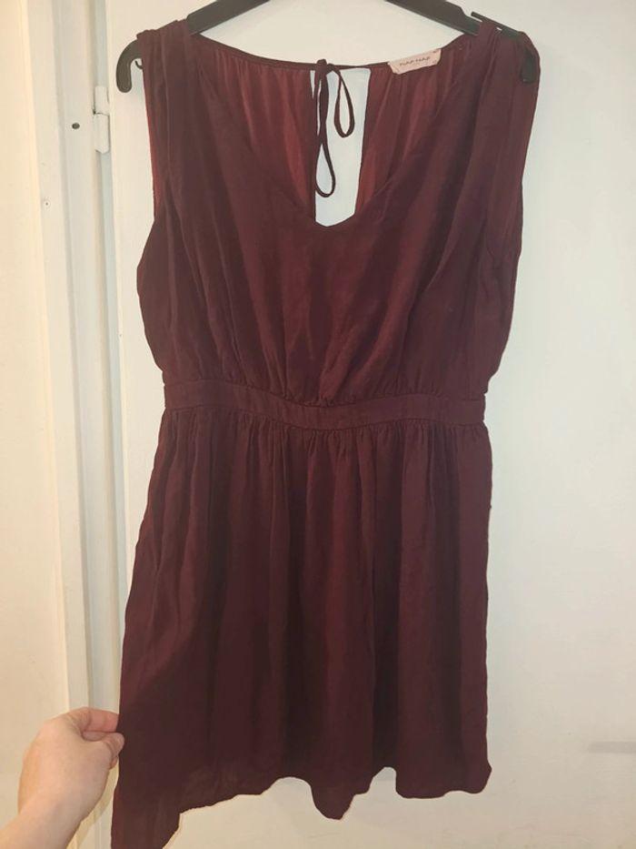 Robe naf naf bordeaux - photo numéro 3