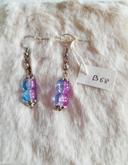 Boucles d'oreilles ethnique hippie bohème elfique médiéval angélique