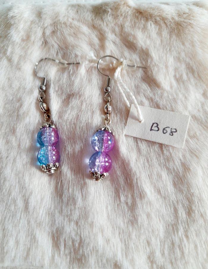 Boucles d'oreilles ethnique hippie bohème elfique médiéval angélique