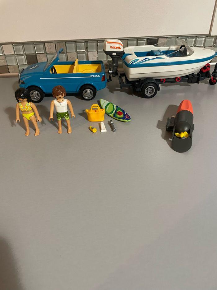 Playmobil surfeurs et véhicule - photo numéro 1