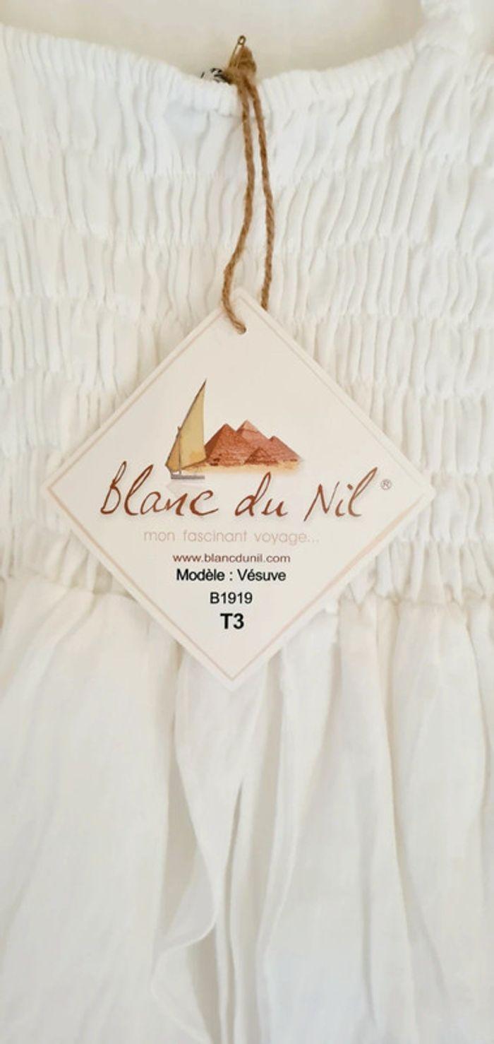 Belle robe blanche de marque Blanc du Nil 🩷 T40/42 Neuve - photo numéro 4