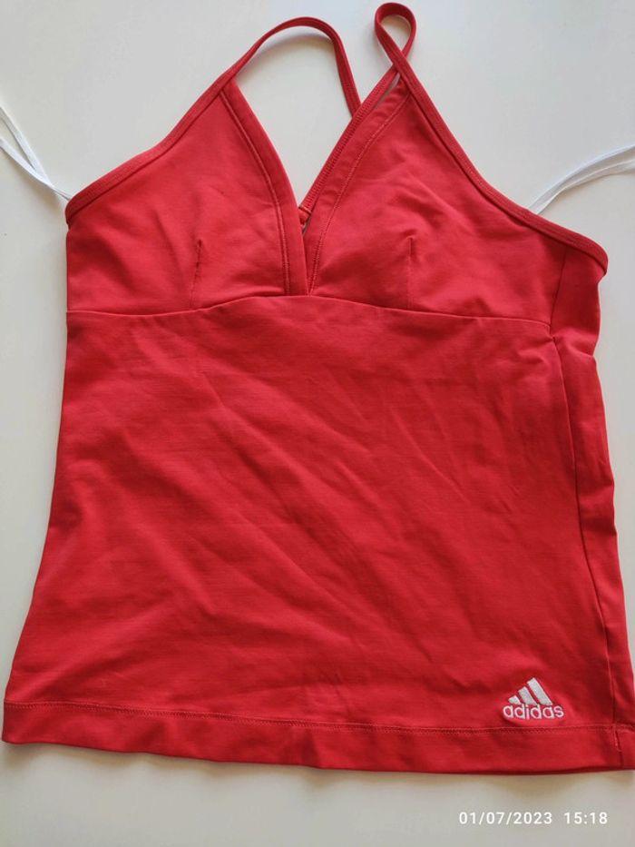 top bretelles adidas sport taille 42 - photo numéro 1