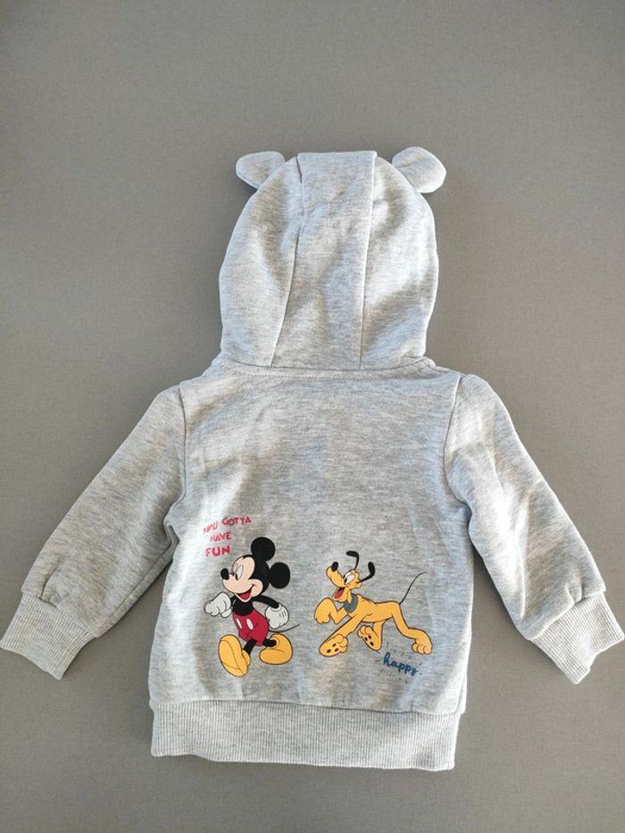 Ensemble jogging Disney bleu gris 6-9 mois - photo numéro 3