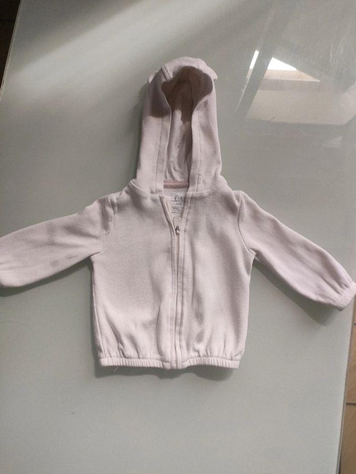 Gilet blanc bébé 3-6 mois - photo numéro 1