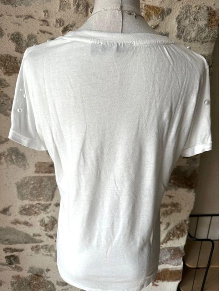 Tee-shirt à perles femme - photo numéro 2