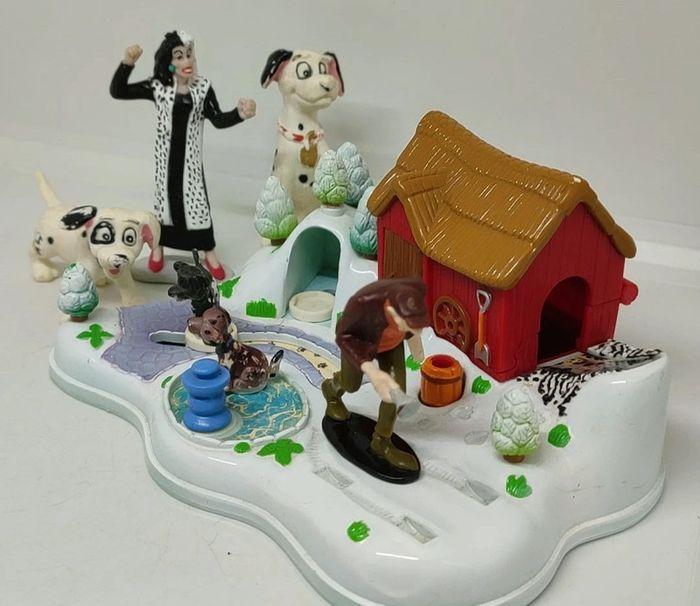 🐾 1998 Polly Pocket Disney dalmatian 101 dalmatiens playset maison house neige snow mini bluebird - photo numéro 2