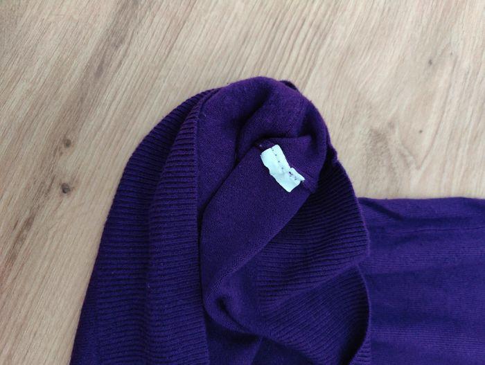 Pull léger manches courtes violet Monoprix - photo numéro 6