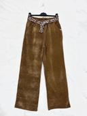 Pantalon velours Camel