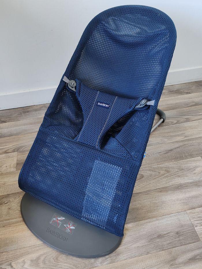 Transat Babybjorn Tissu Mesh Bleu Marine - photo numéro 1