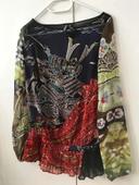 Tunique Blouse Desigual en voile neuve taille 38.