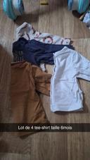 Lot de 4 tee-shirt